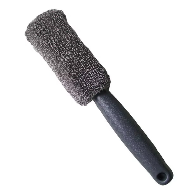 Microfiber Car Wash Detailing Brush Tire Scrubber Wheel Rim Brush Trunk Motorcycle Dust Remover Clean Car Cleaning Accessories