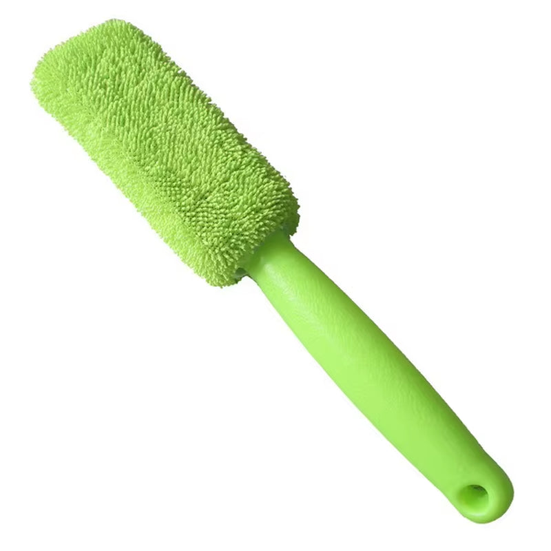 Microfiber Car Wash Detailing Brush Tire Scrubber Wheel Rim Brush Trunk Motorcycle Dust Remover Clean Car Cleaning Accessories